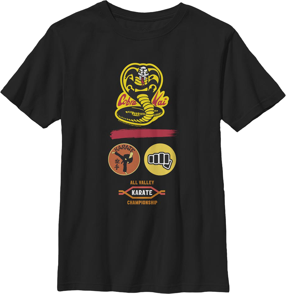 Boys Youth Dojo Logo Cobra Kai Shirt product image 2