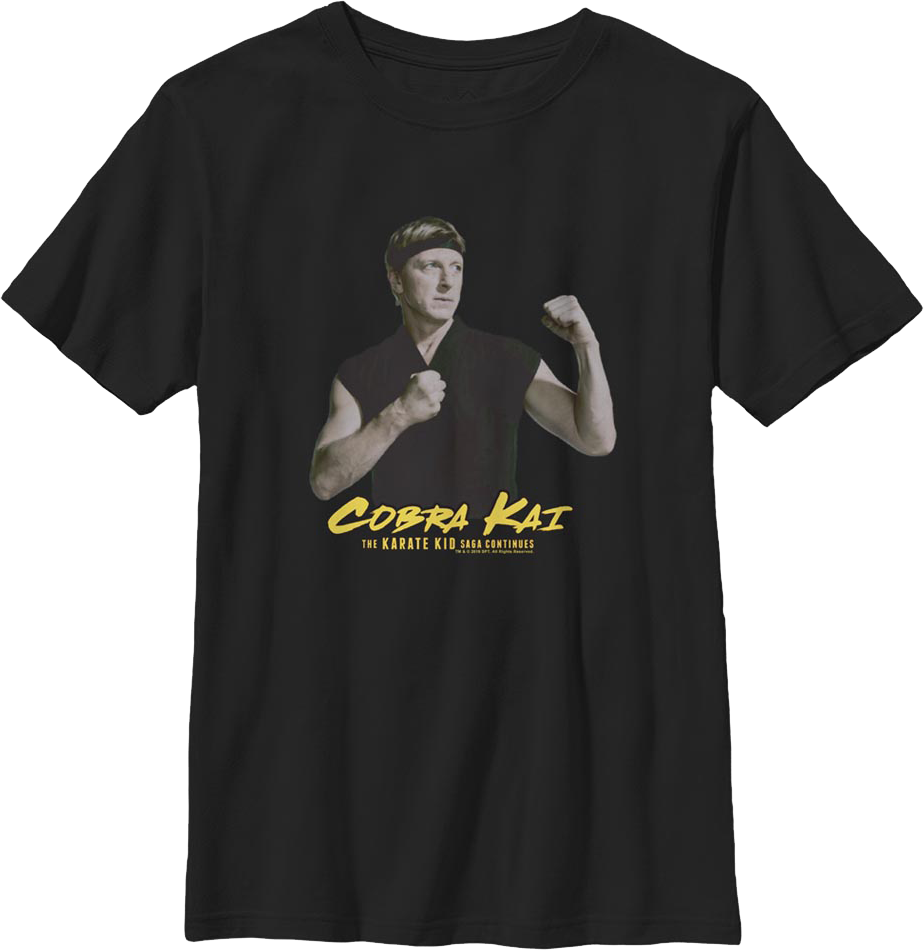 Boys Youth Johnny Lawrence Cobra Kai Shirt product image 2