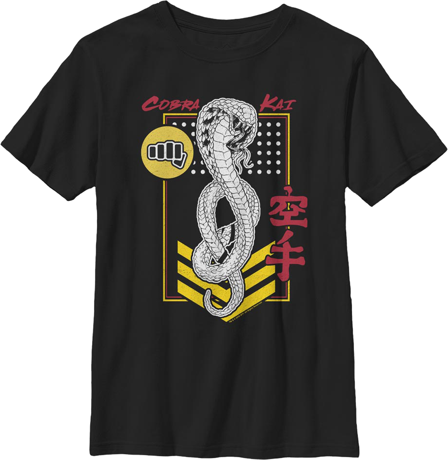 Boys Youth Patch Cobra Kai Shirt product image 1