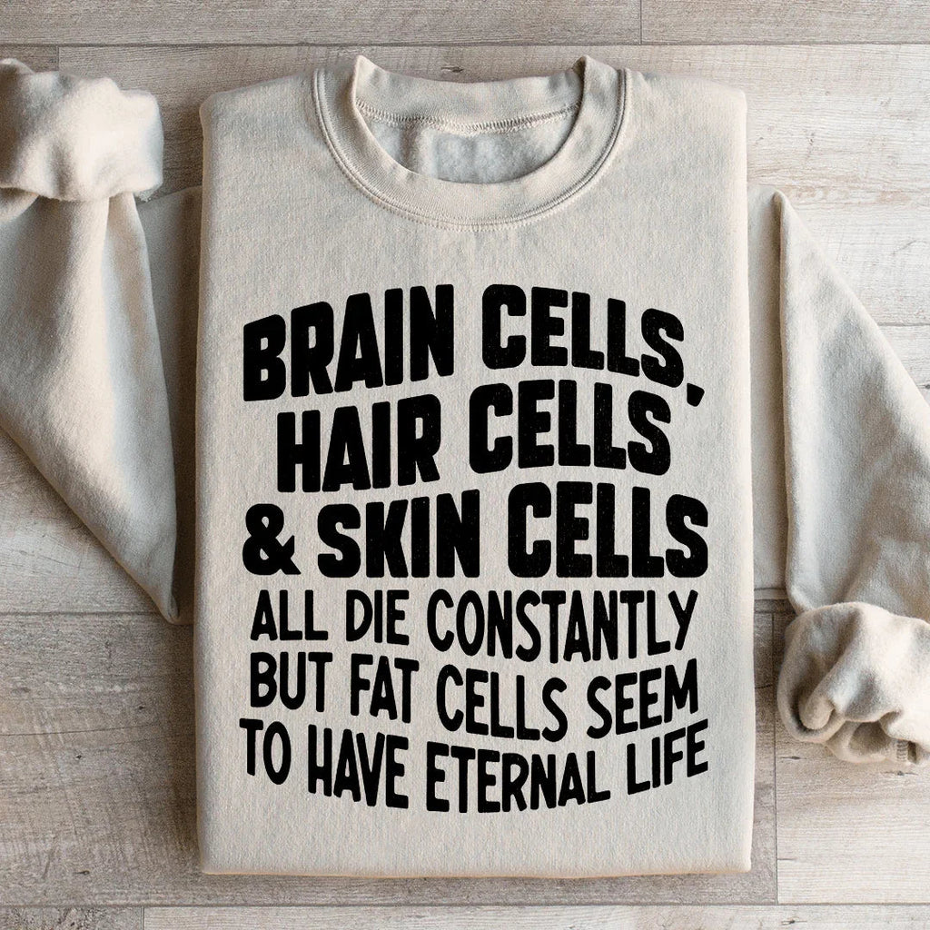 Brain Cells Hair & Skin Sweatshirt product image 1