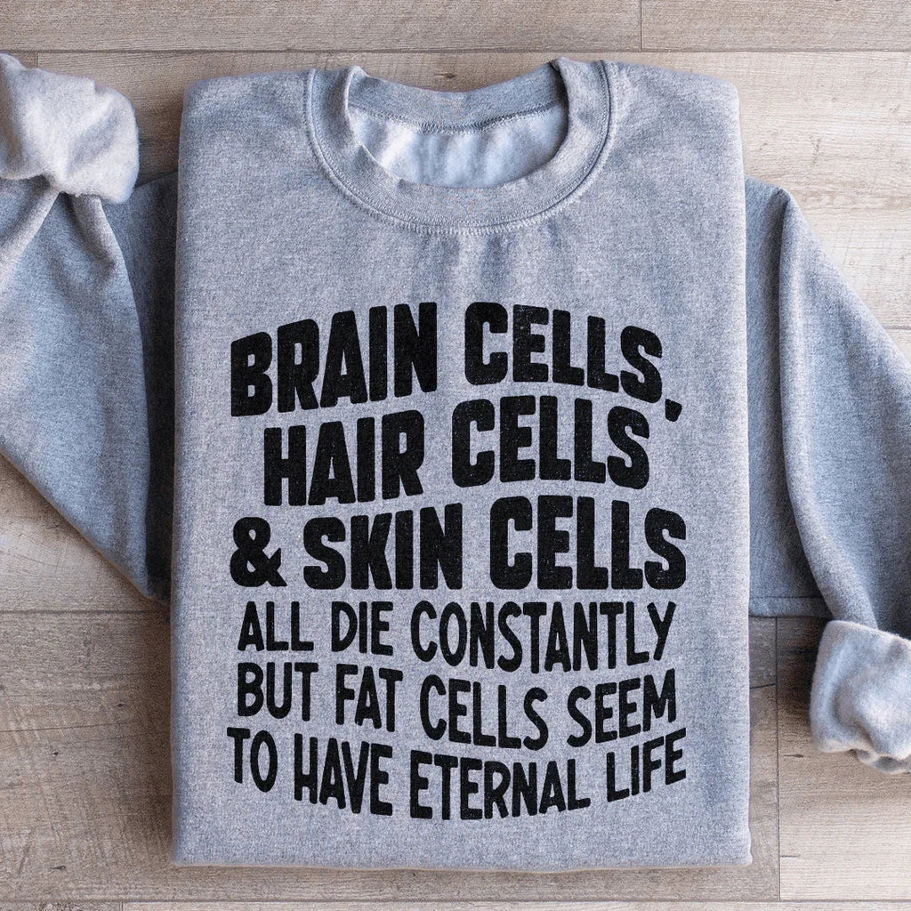 Brain Cells Hair & Skin Sweatshirt product image 3
