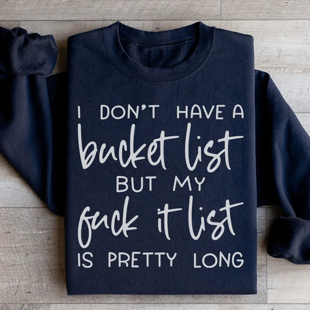 Bucket List Sweatshirt product image 3