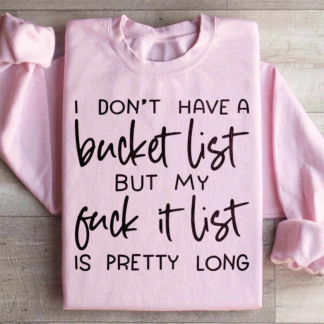 Bucket List Sweatshirt product image 4