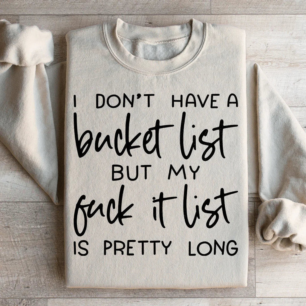 Bucket List Sweatshirt product image 2