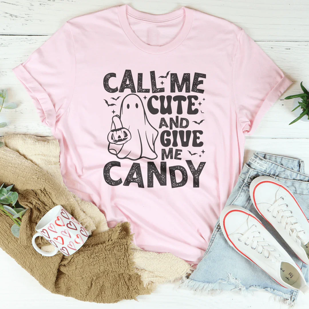 Call Me Cute and Give Me Candy Tee product image 4
