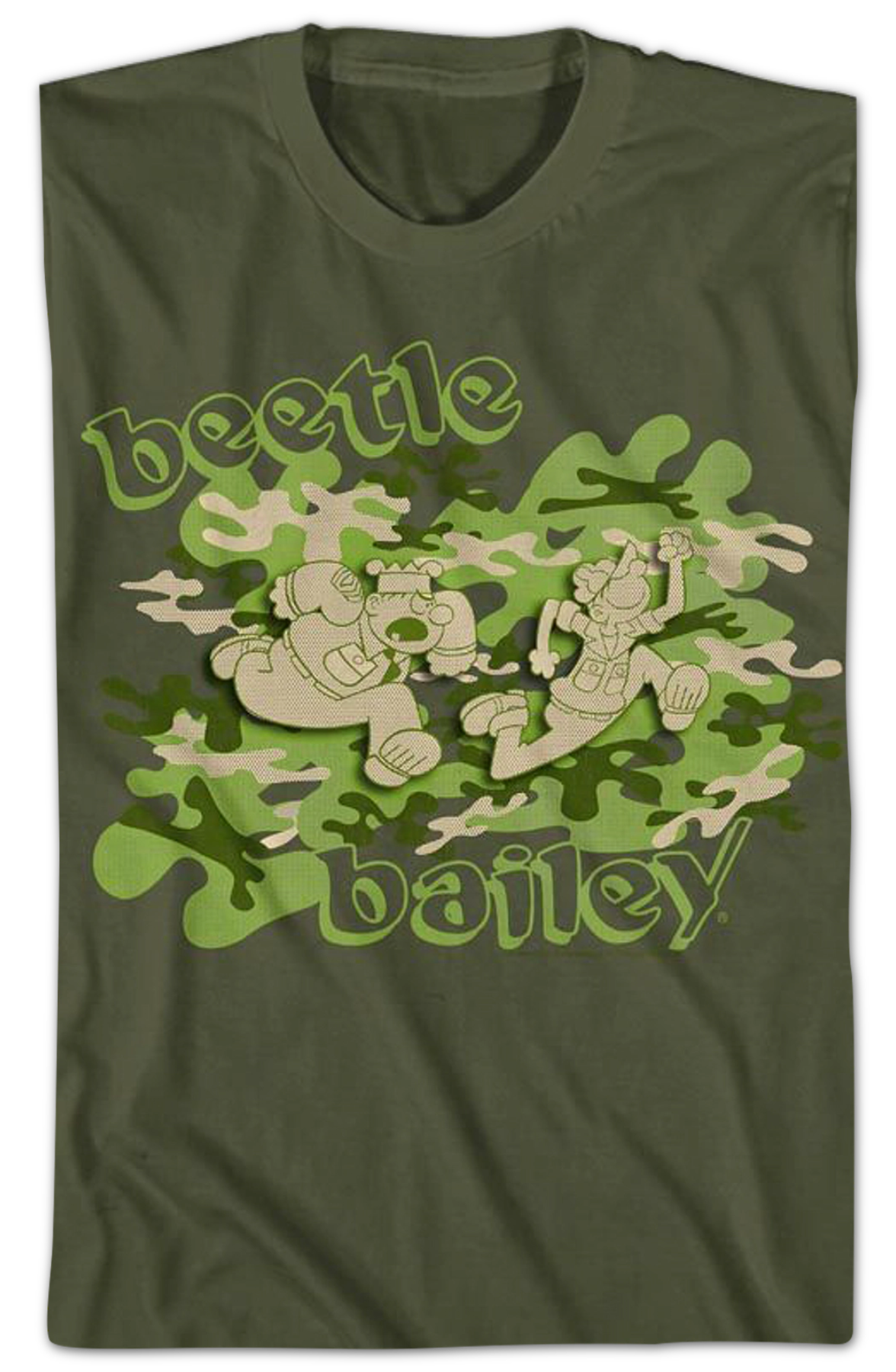 Camouflage Beetle Bailey T-Shirt product image 2