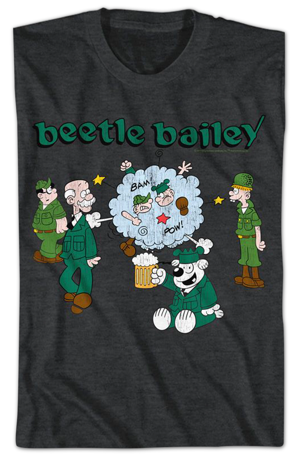 Camp Swampy Characters Beetle Bailey T-Shirt product image 2