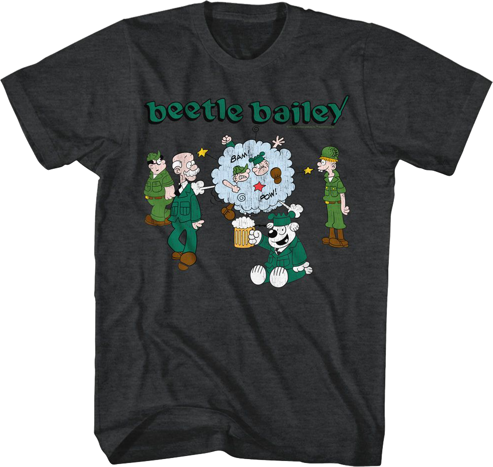 Camp Swampy Characters Beetle Bailey T-Shirt product image 1