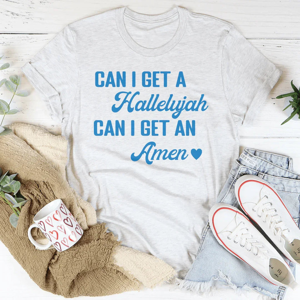 Can I Get A Hallelujah I An Amen Tee product image 2