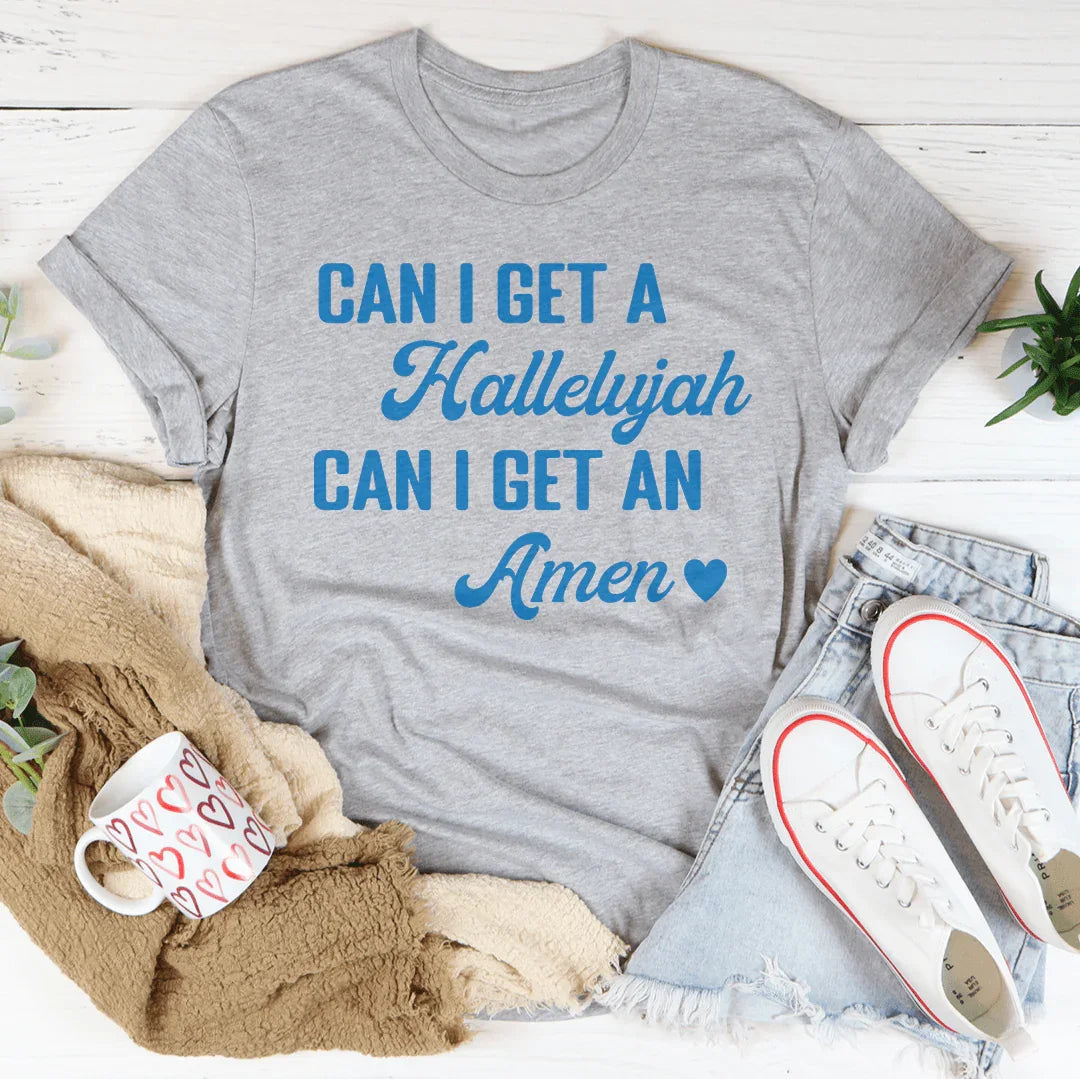 Can I Get A Hallelujah I An Amen Tee product image 3