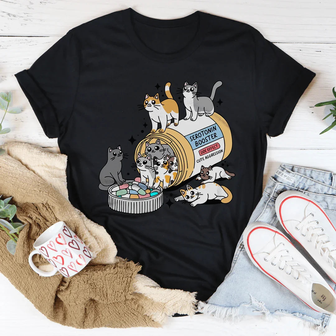 Cats Happy Pills Tee product image 4