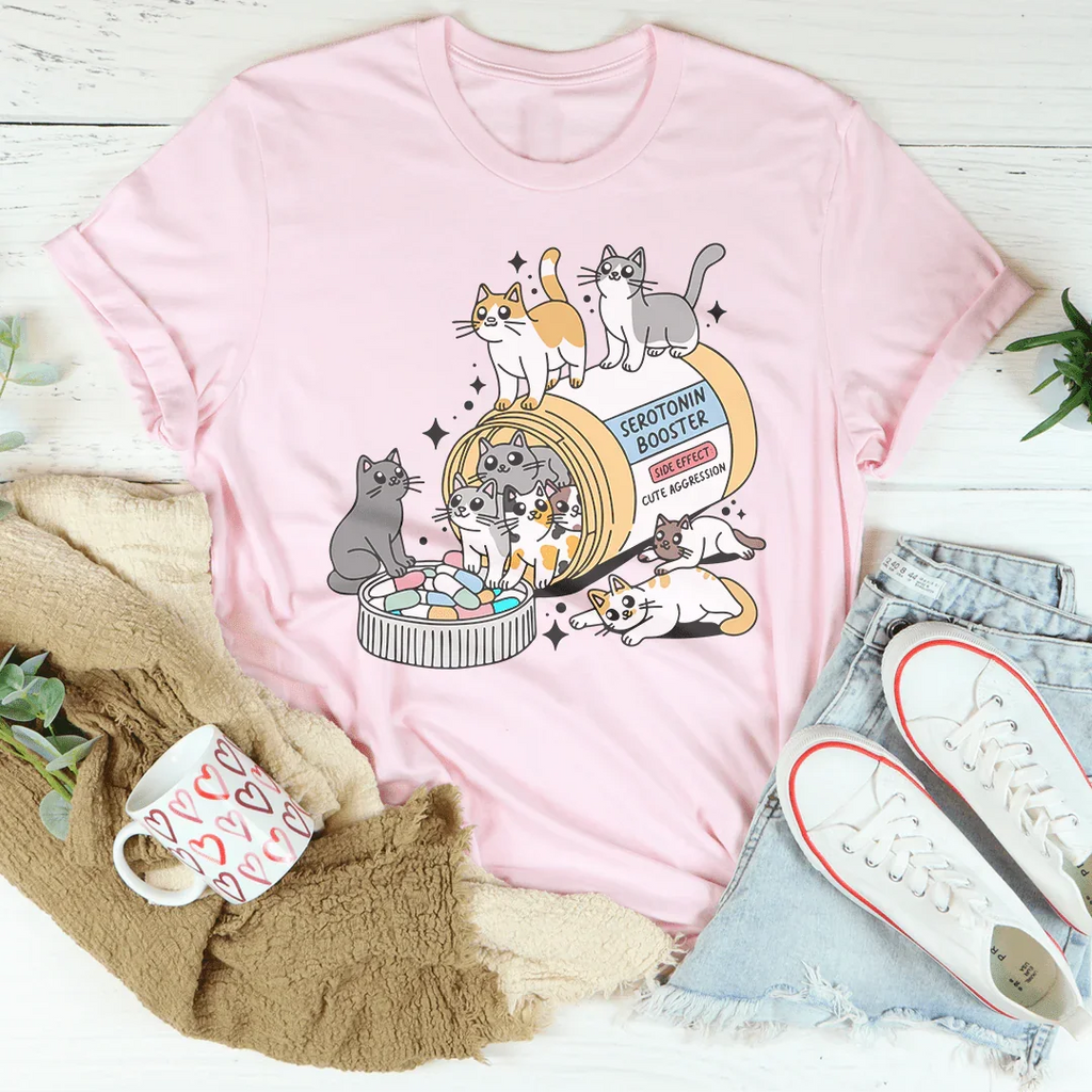 Cats Happy Pills Tee product image 2