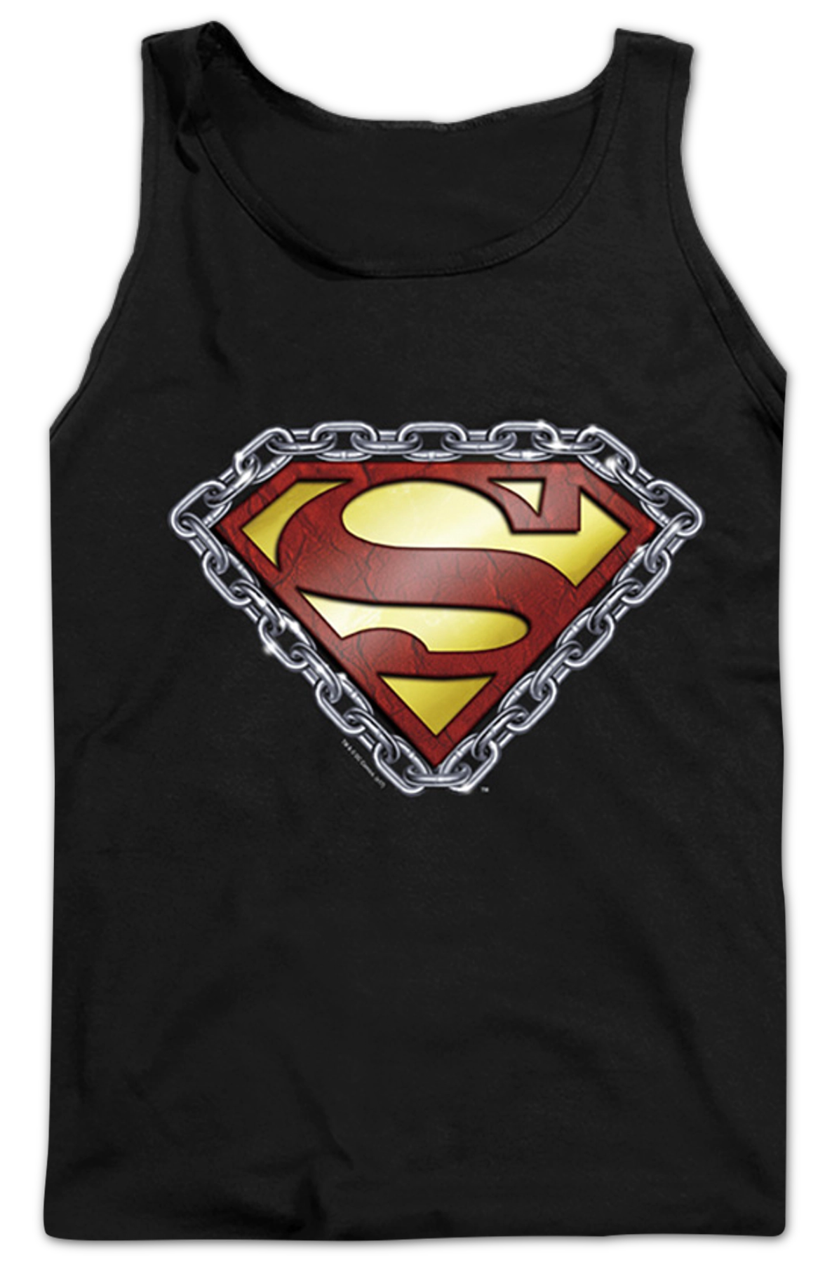 Chained Logo Superman Tank Top