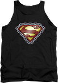 Chained Logo Superman Tank Top