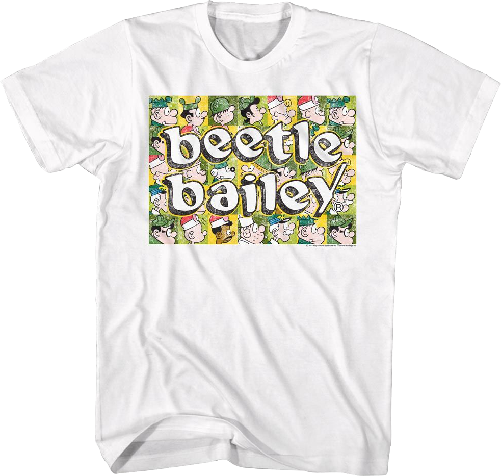 Character Collage Beetle Bailey T-Shirt product image 1
