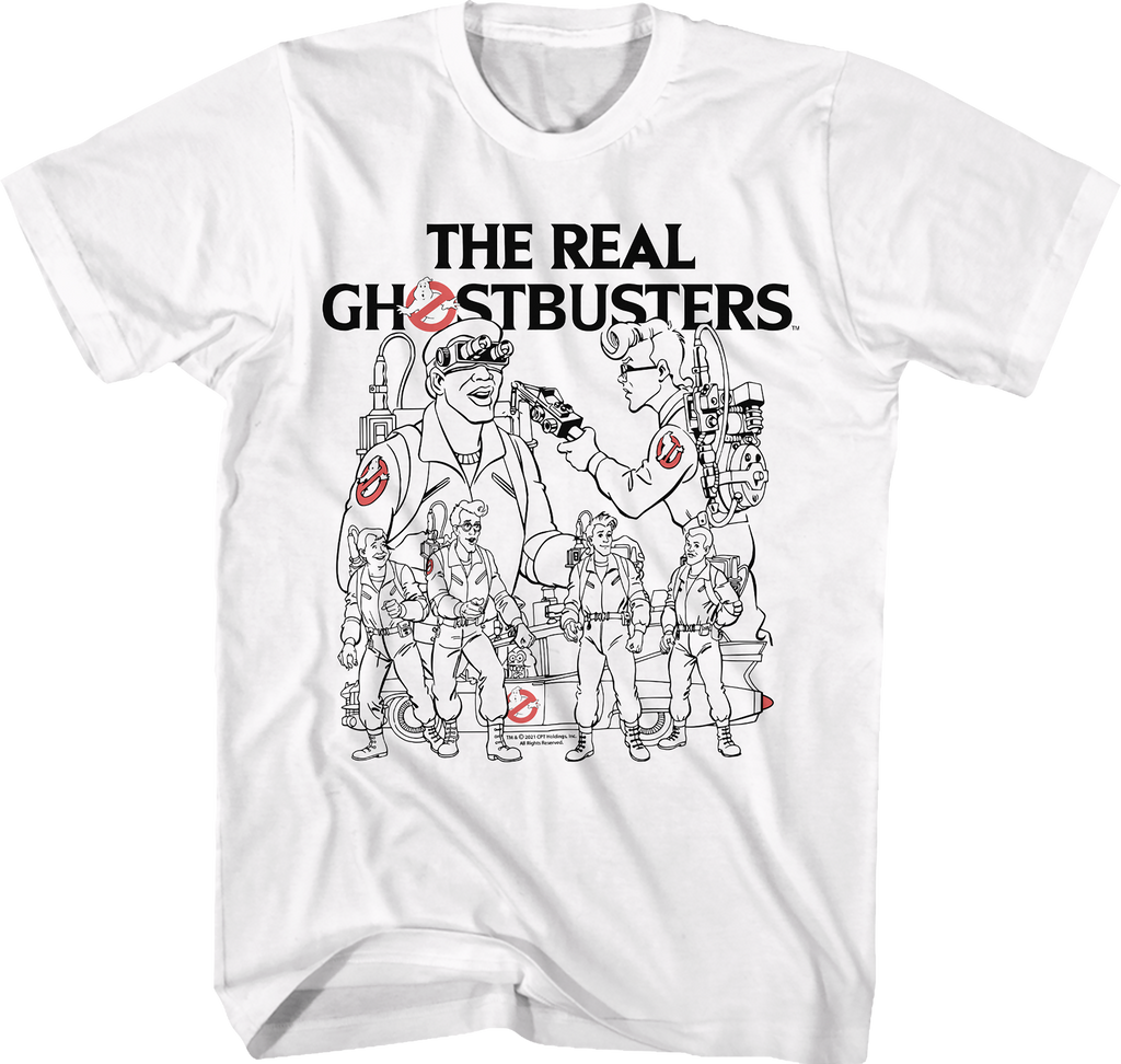 Character Sketches Real Ghostbusters T-Shirt product image 1