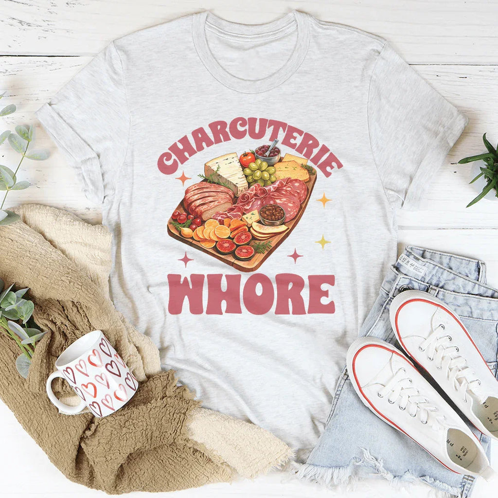 Snack Board Graphic Shirt – "Charcuterie Whore" product image 2