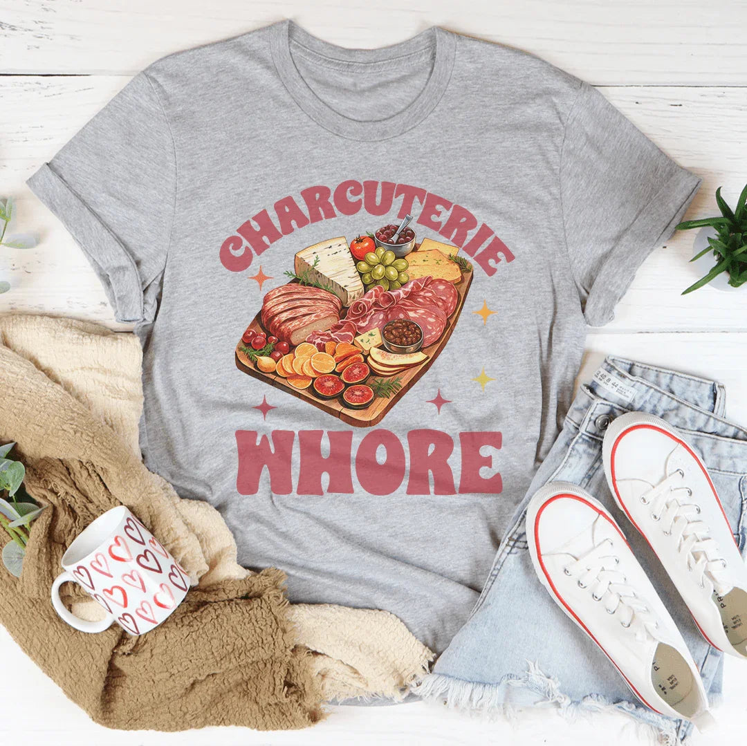 Snack Board Graphic Shirt – "Charcuterie Whore" product image 3