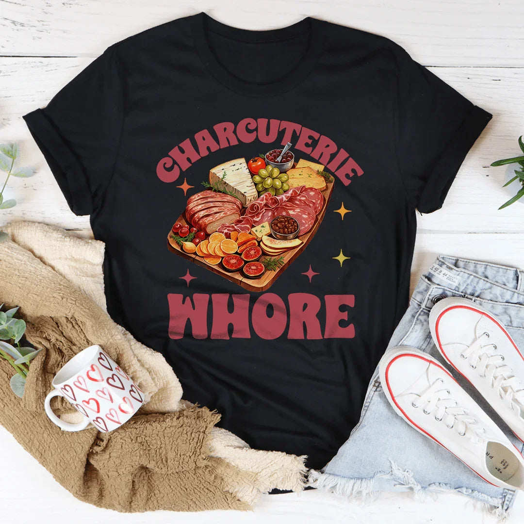 Snack Board Graphic Shirt – "Charcuterie Whore" product image 4