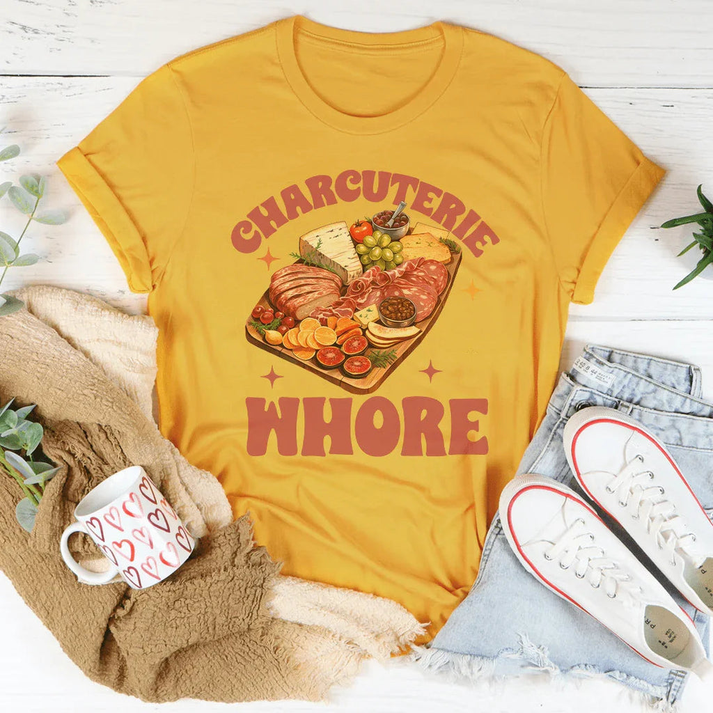 Snack Board Graphic Shirt – "Charcuterie Whore" product image 1
