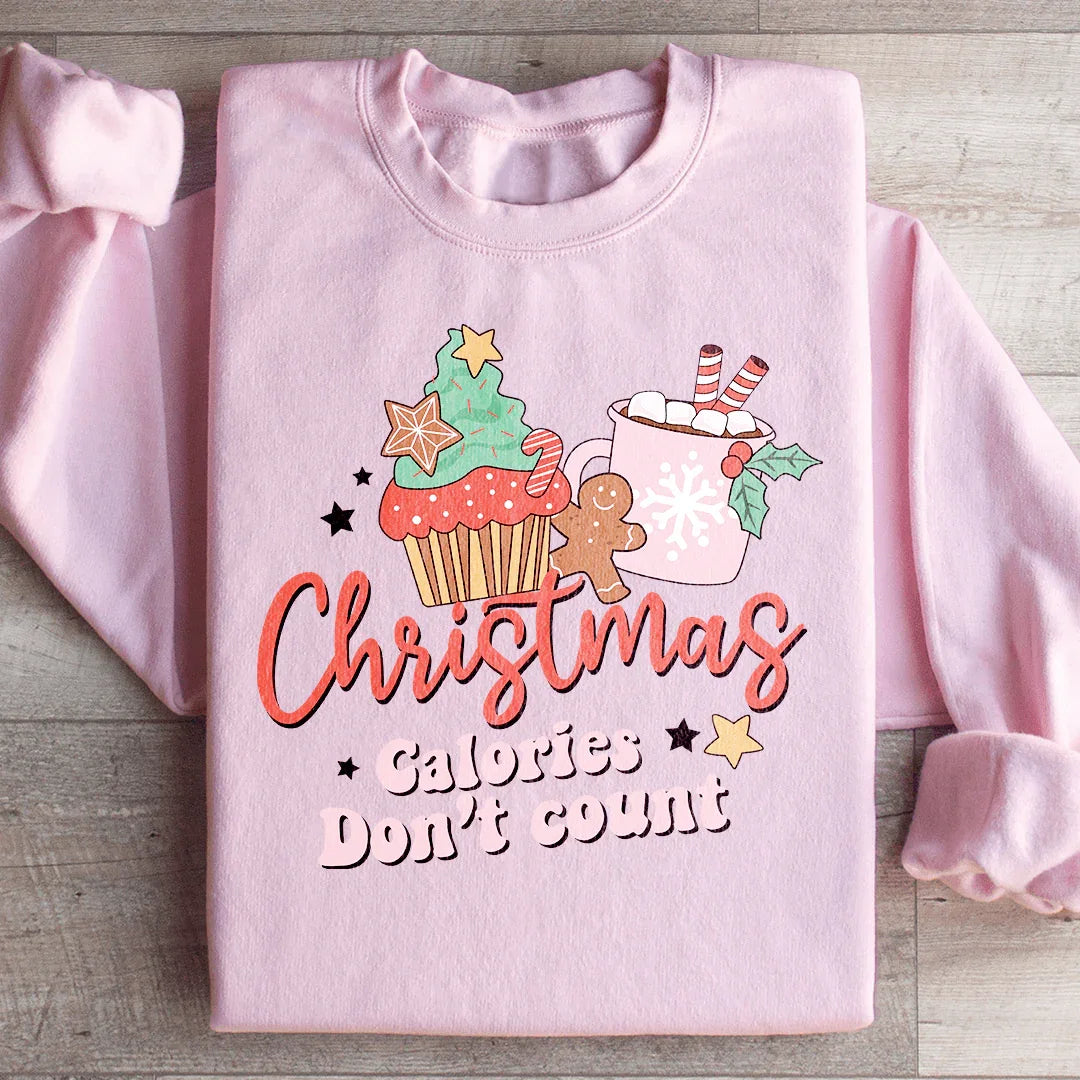 Christmas Calories Don't Count Sweatshirt product image 2