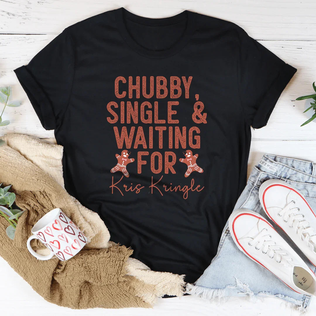 Chubby Single & Waiting For Kris Kringle Tee product image 3