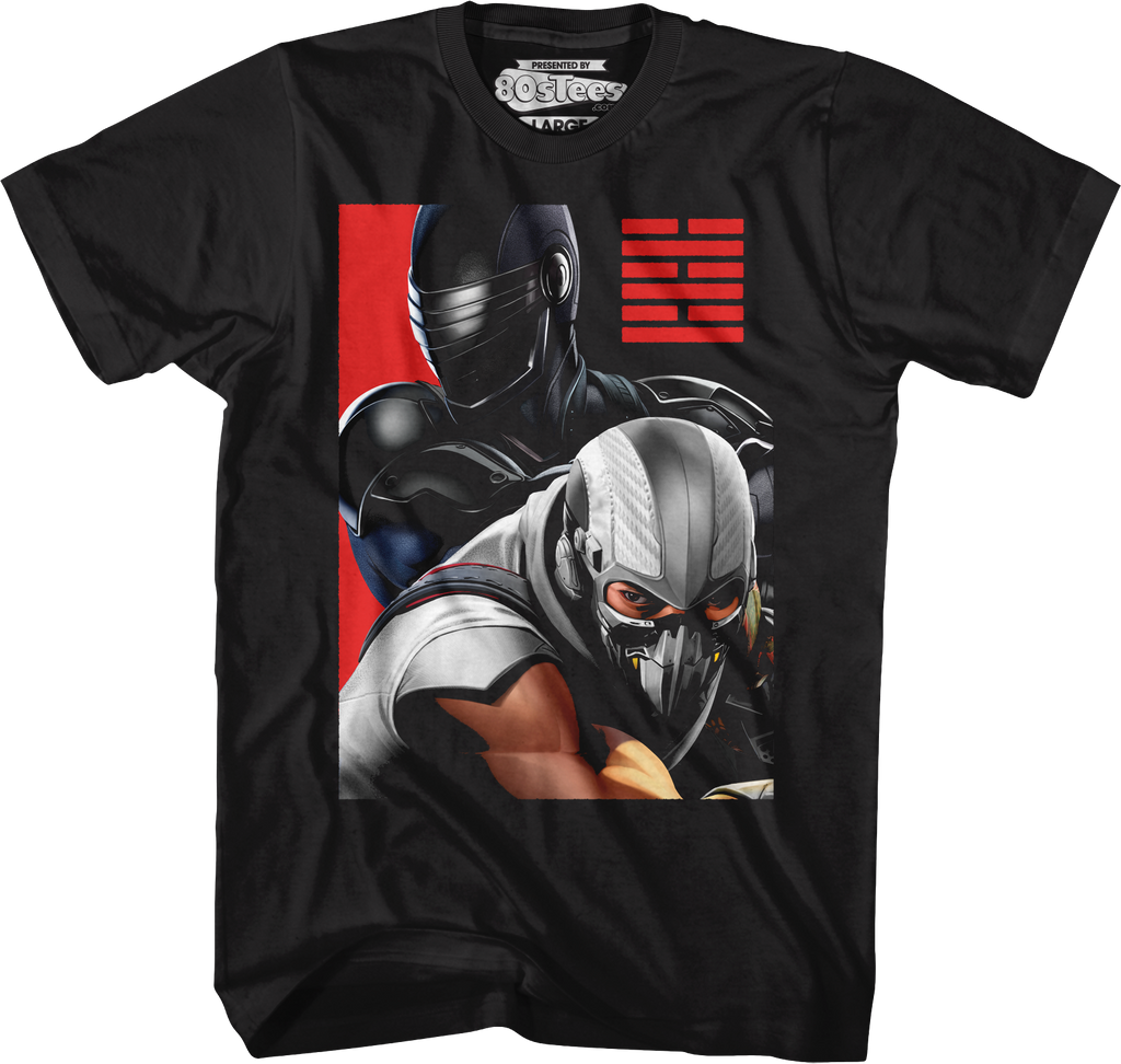 Classified Snake Eyes And Storm Shadow GI Joe T-Shirt product image 1