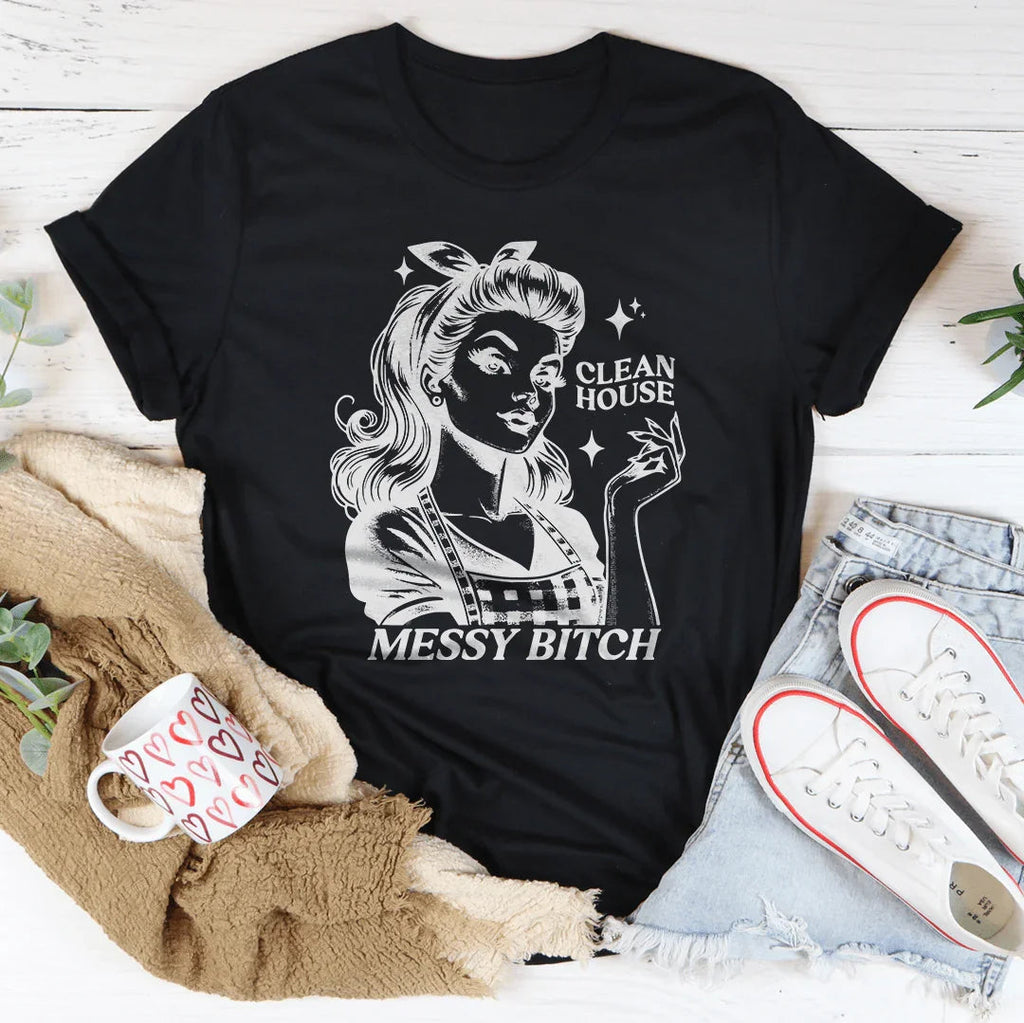 Clean House Messy B* Tee product image 4