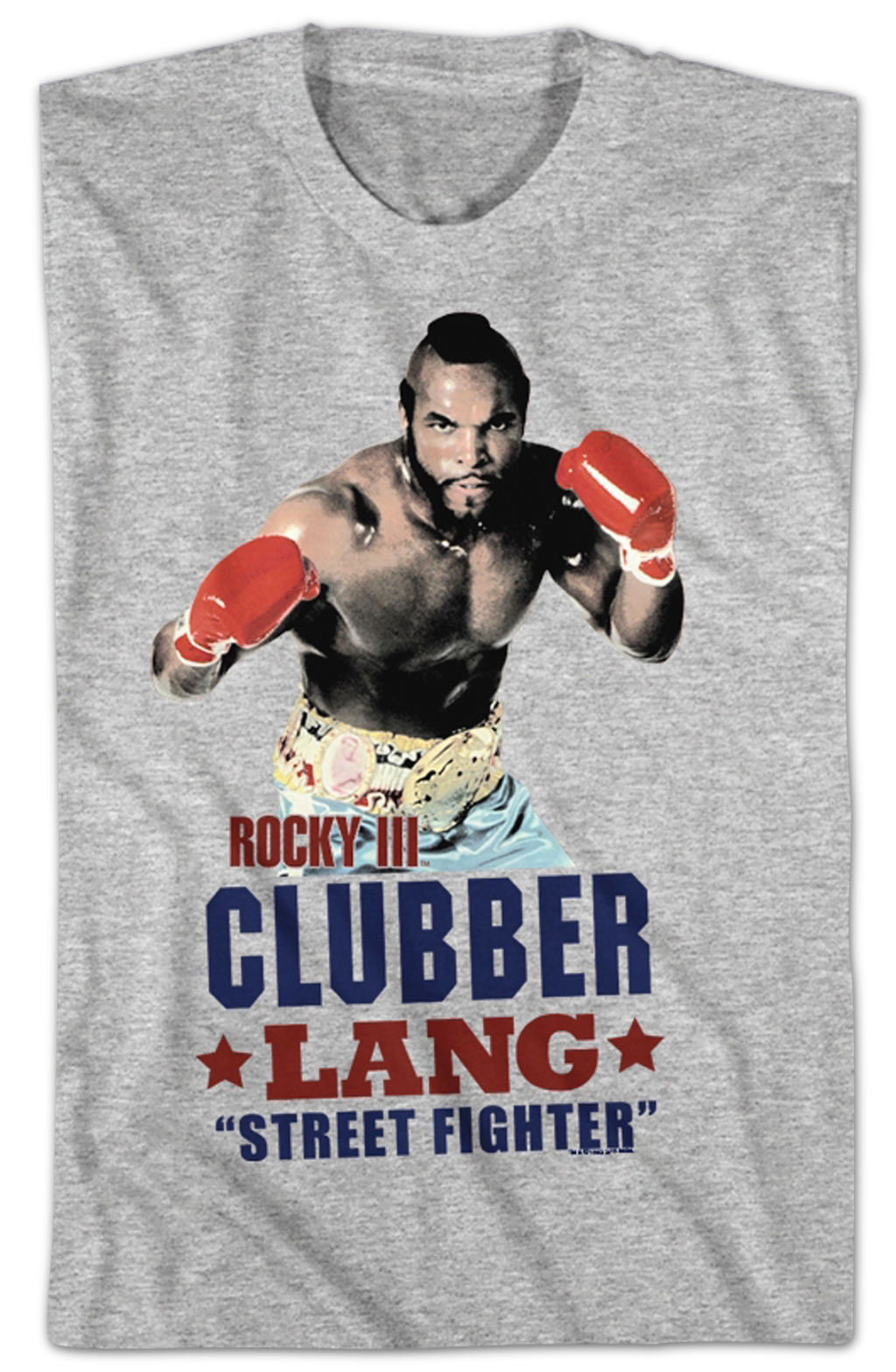 Clubber Lang Street Fighter Rocky III T-Shirt product image 2