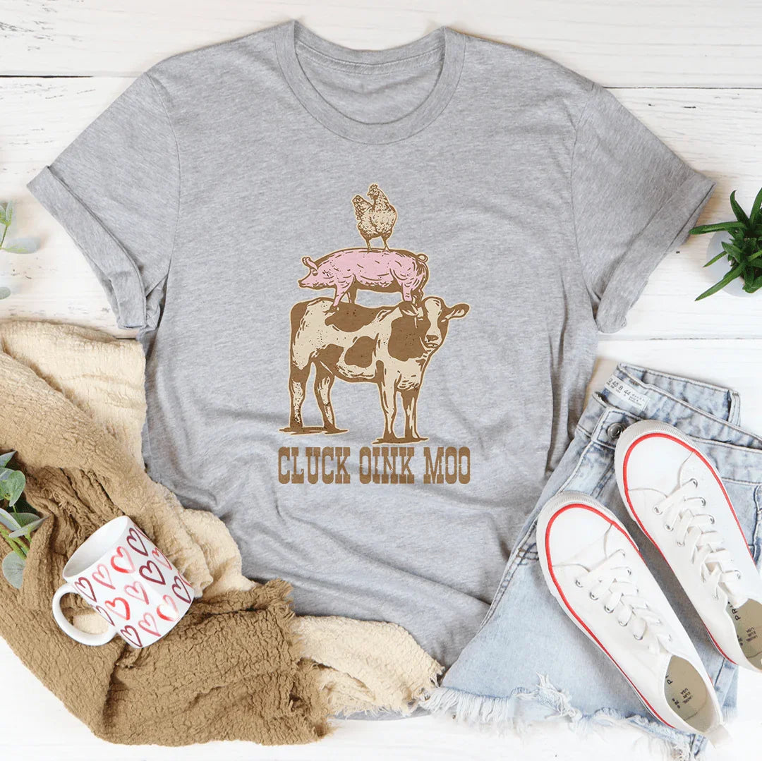 Cluck Oink Moo Tee product image 3