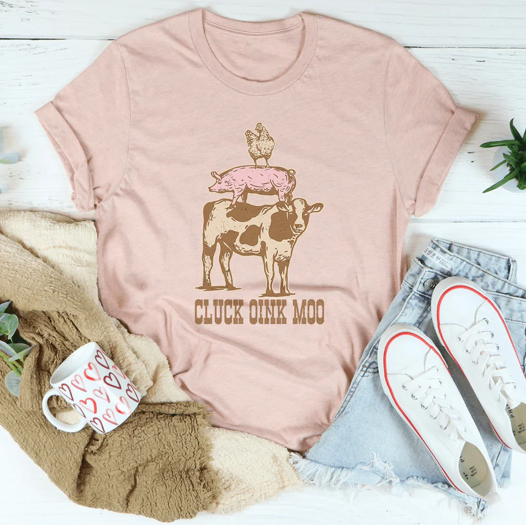 Cluck Oink Moo Tee product image 2