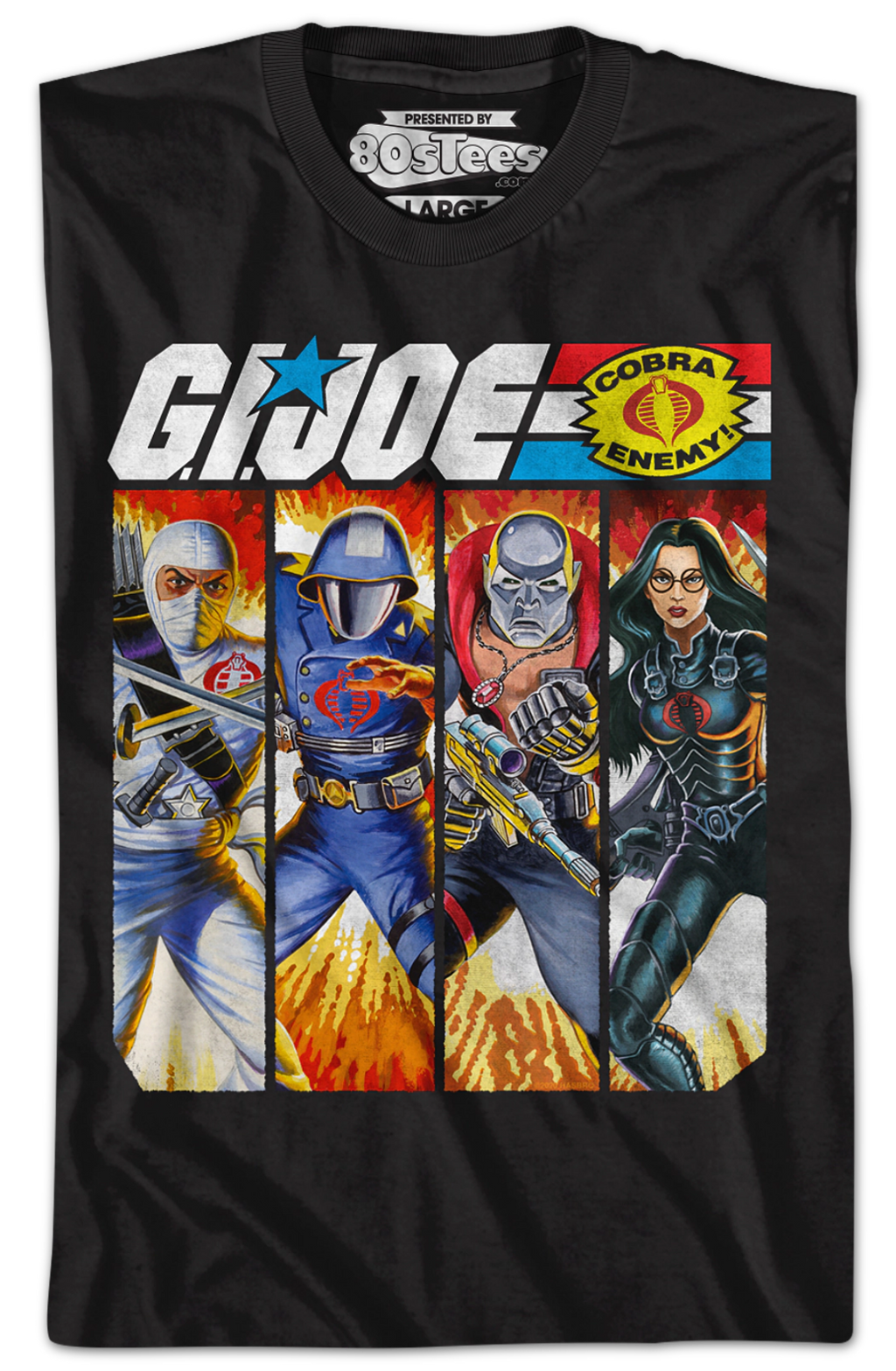 Cobra Box Art Collage GI Joe T-Shirt product image 2