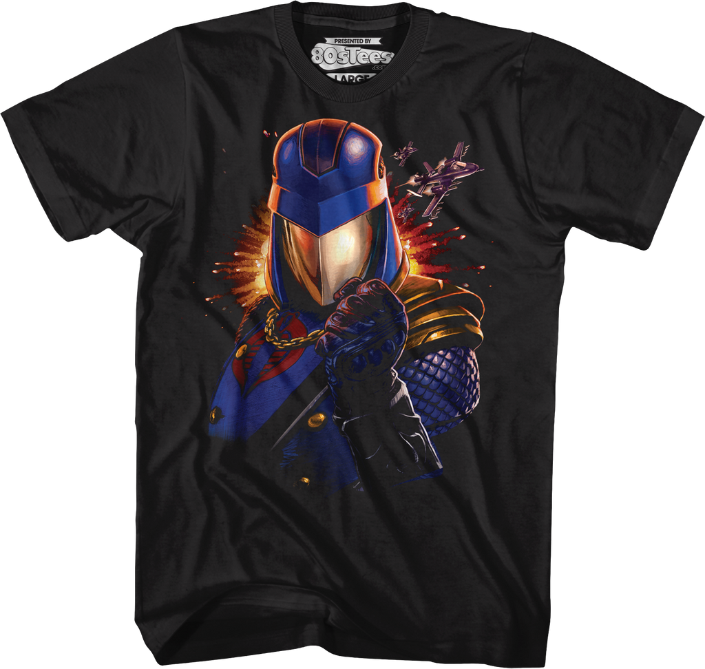 Cobra Commander Classified Attack Mode GI Joe T-Shirt product image 1