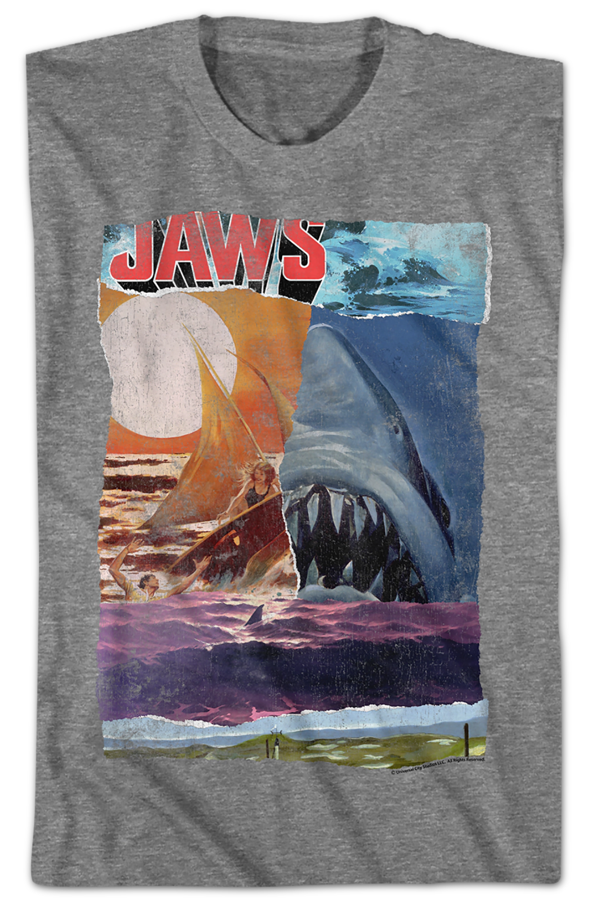Collage Jaws T-Shirt product image 2