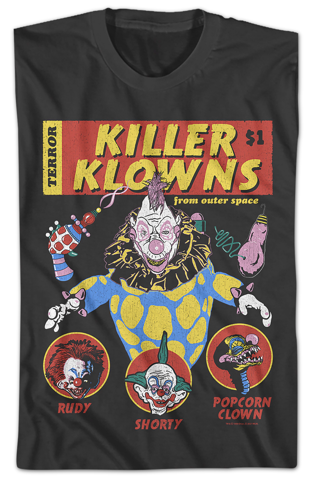Comic Book Cover Killer Klowns From Outer Space T-Shirt product image 2