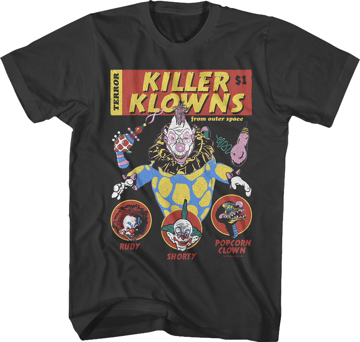 Comic Book Cover Killer Klowns From Outer Space T-Shirt product image 1