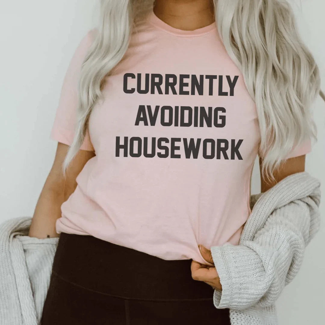 Currently Avoiding Housework Tee product image 1