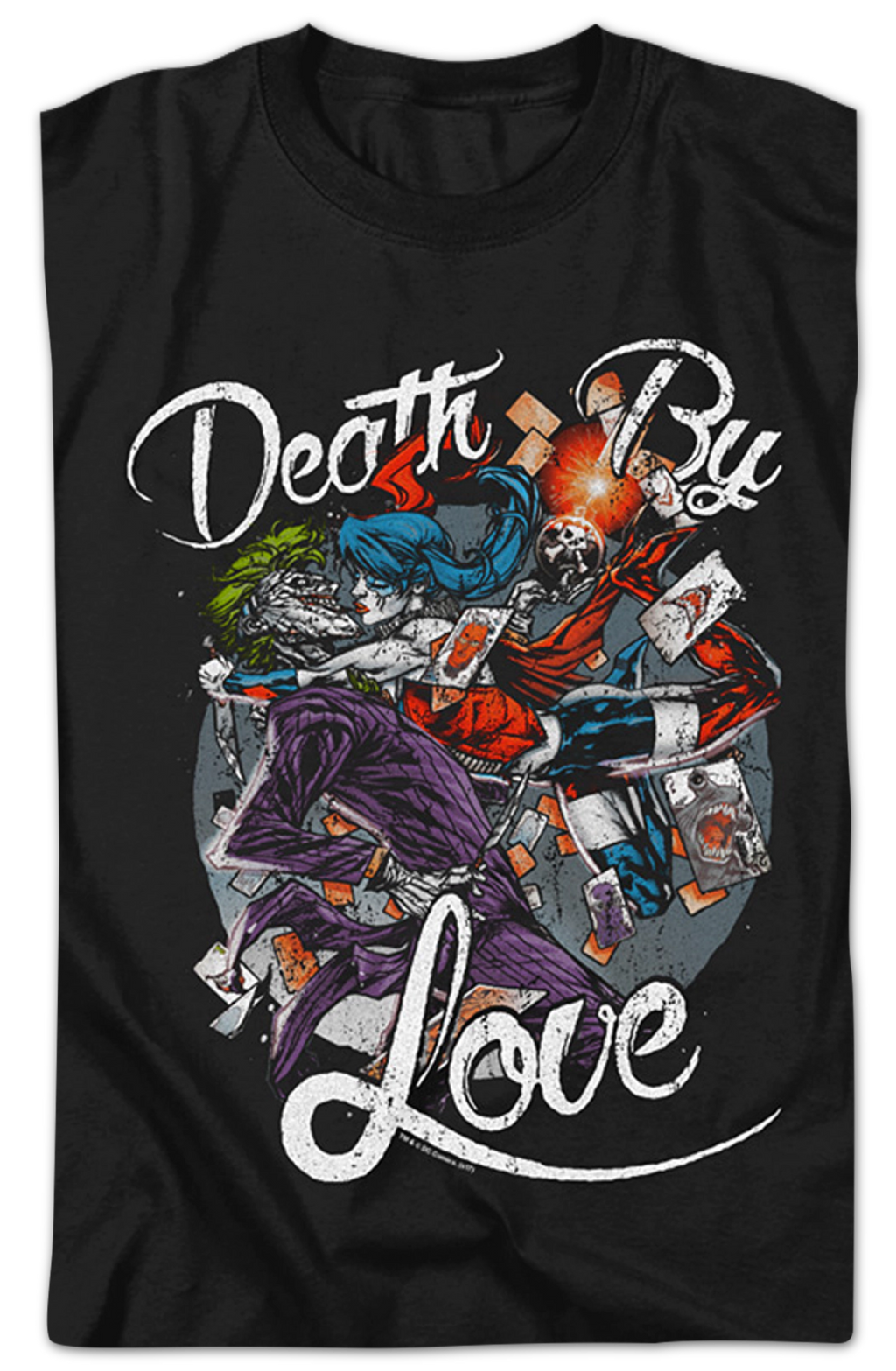 Death By Love Joker And Harley Quinn DC Comics T-Shirt product image 2