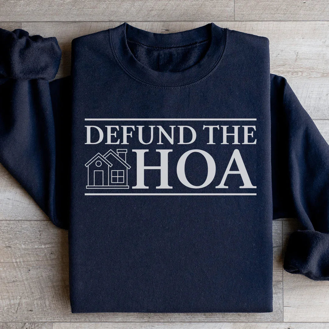 Suburban Humor Graphic Crewneck – "Defund The HOA" product image 1