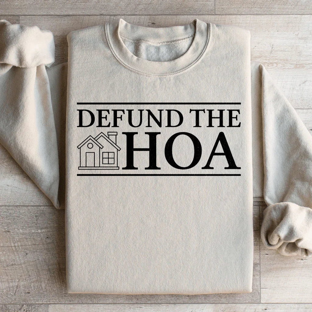 Suburban Humor Graphic Crewneck – "Defund The HOA" product image 3