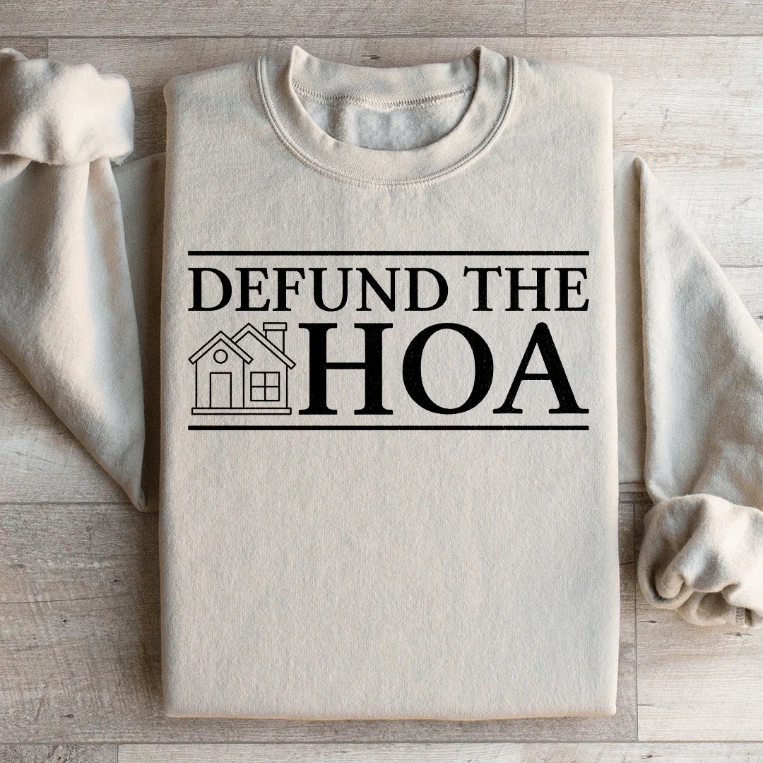 Suburban Humor Graphic Crewneck – "Defund The HOA" product image 3