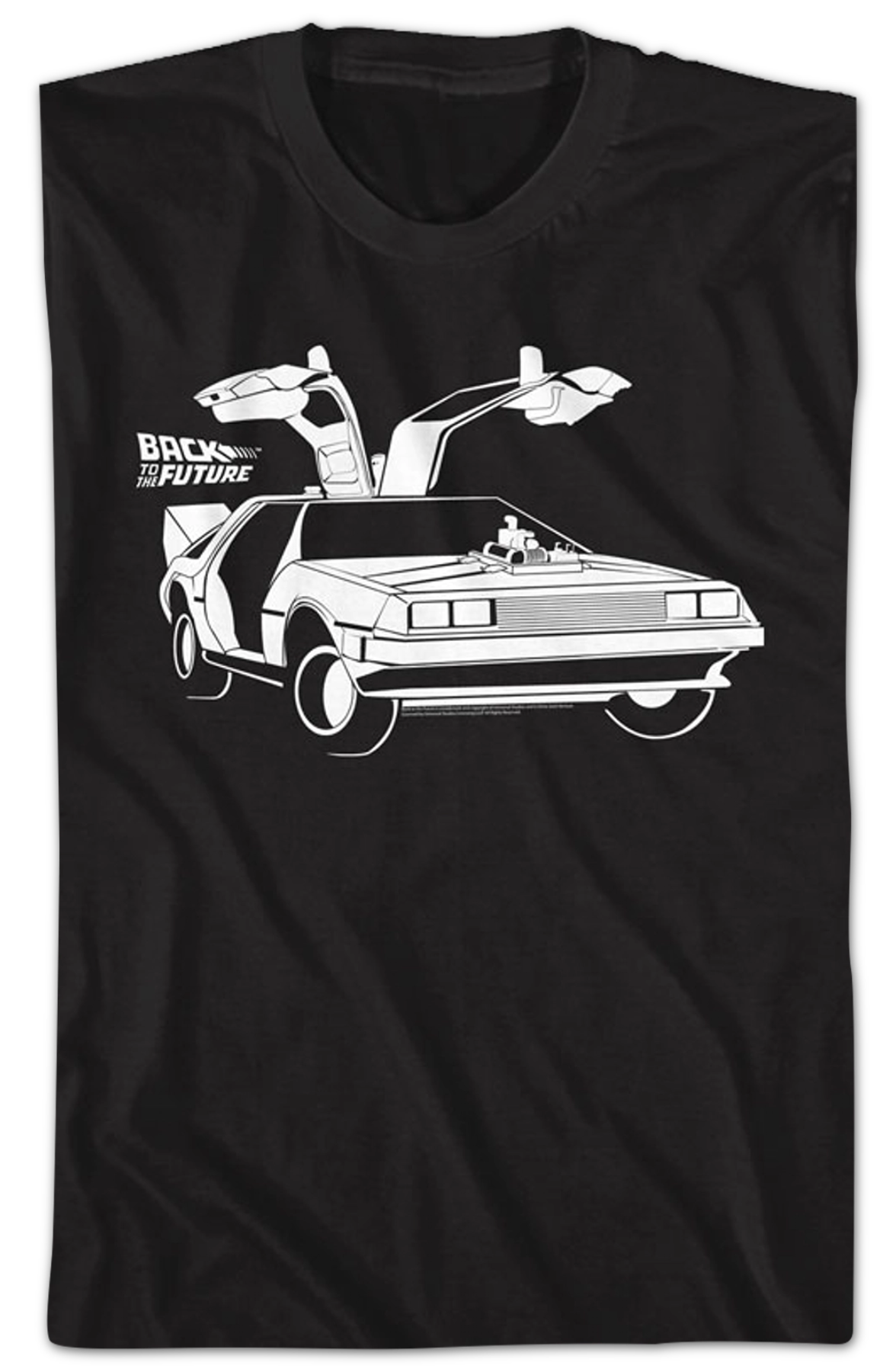 DeLorean Doors Back To The Future T-Shirt product image 2