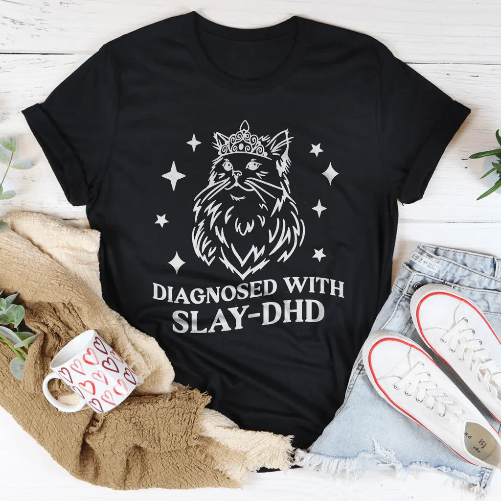 Diagnosed With Slay Dhd Tee product image 2