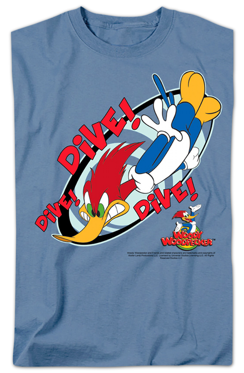 Dive Woody Woodpecker T-Shirt product image 2