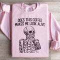 Does this Coffee Makes Me Look Alive Sweatshirt product image 1