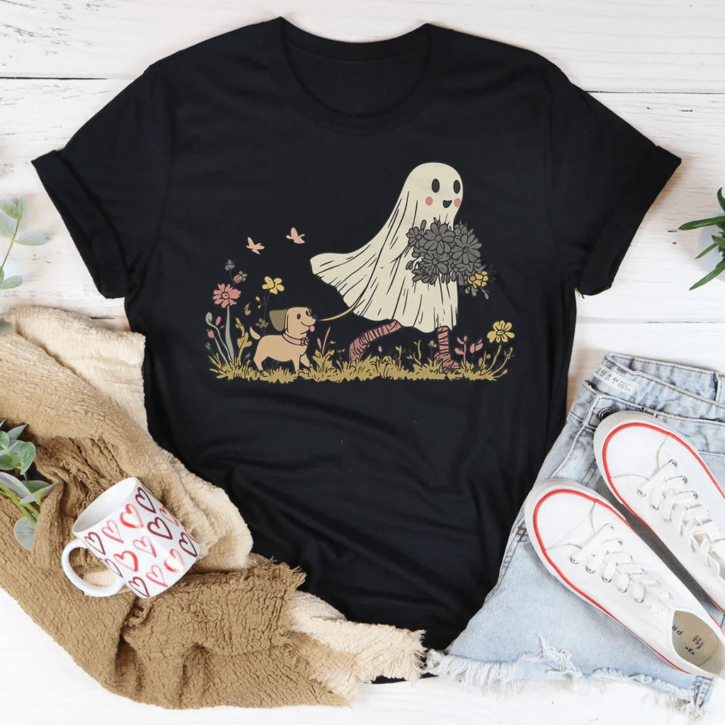 Dog Ghost Mom Tee product image 1