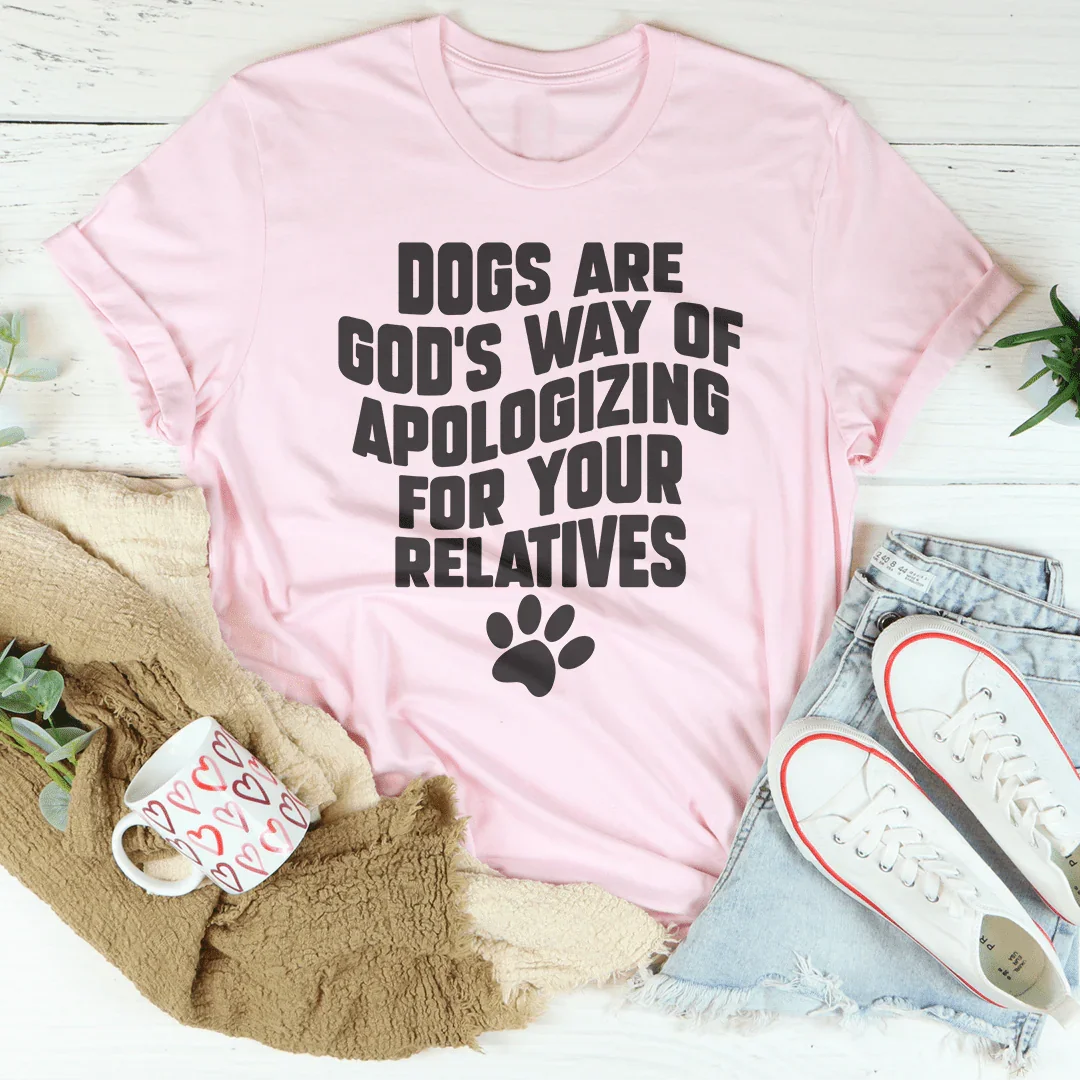 Dog Mom Sarcastic Shirt – "Dogs Are God's Way Of product image 2