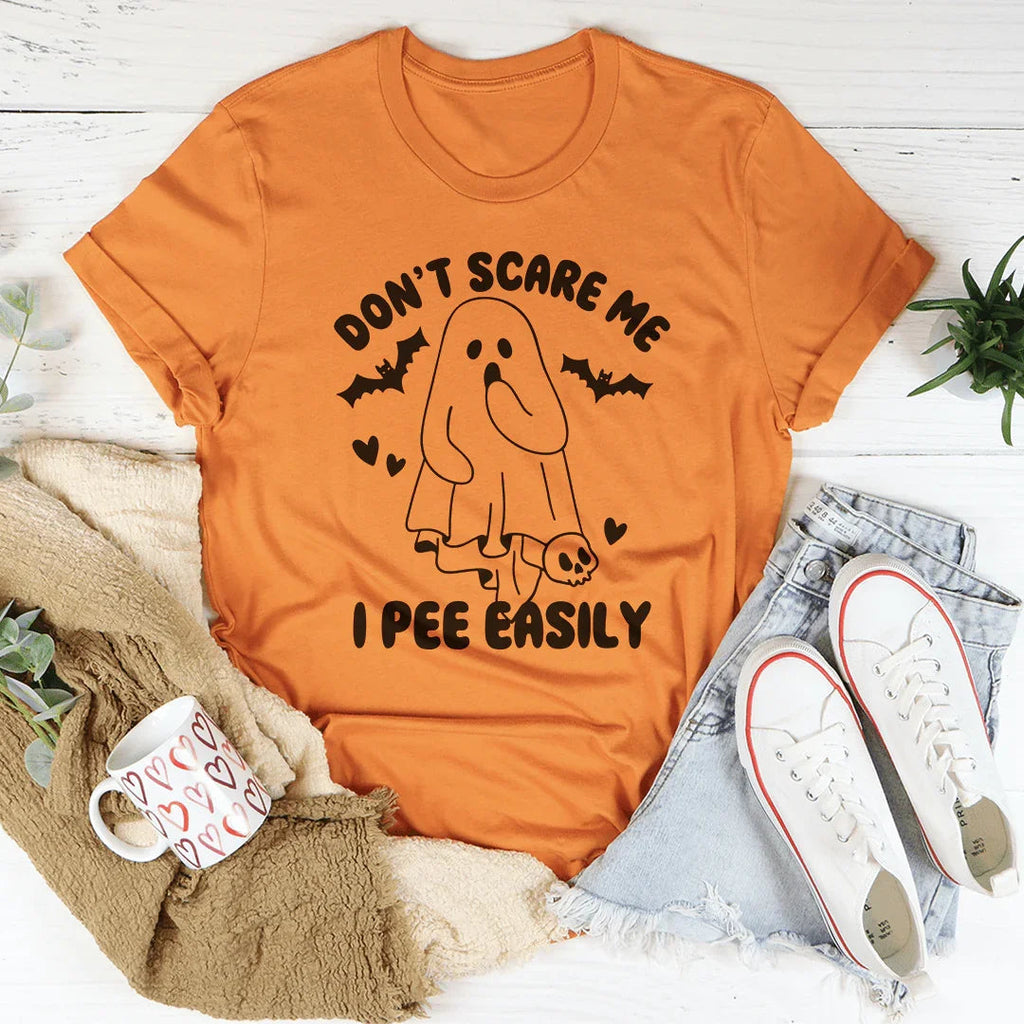 Don't Scare Me I Pee Easily Tee product image 3