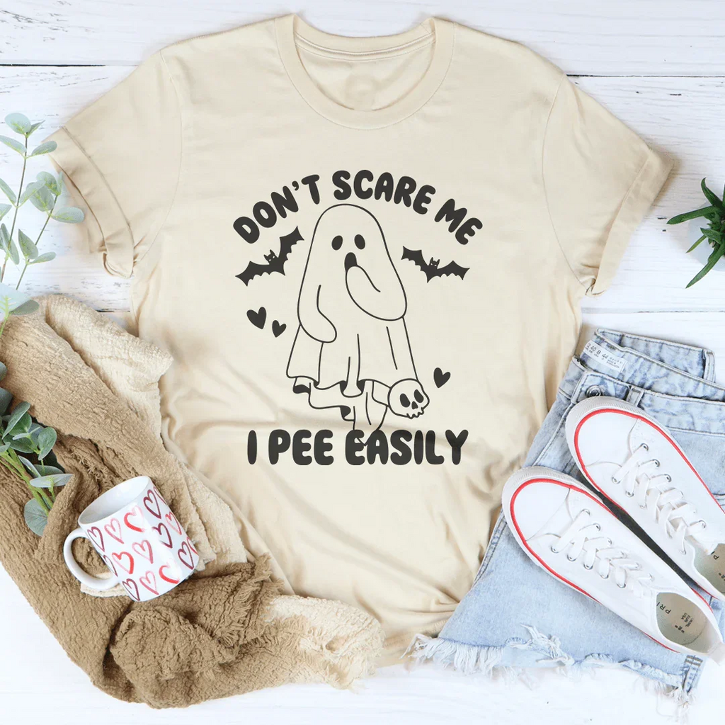 Don't Scare Me I Pee Easily Tee product image 2