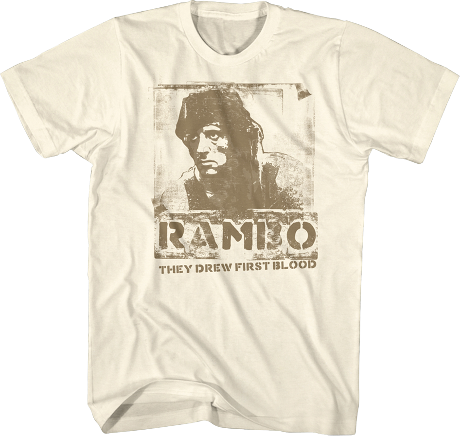 Drew First Blood Rambo T-Shirt product image 1